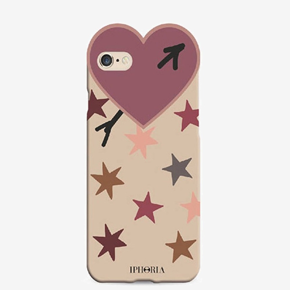 PURPLE STAR HEART iPhone 7/8/SE2 CASE