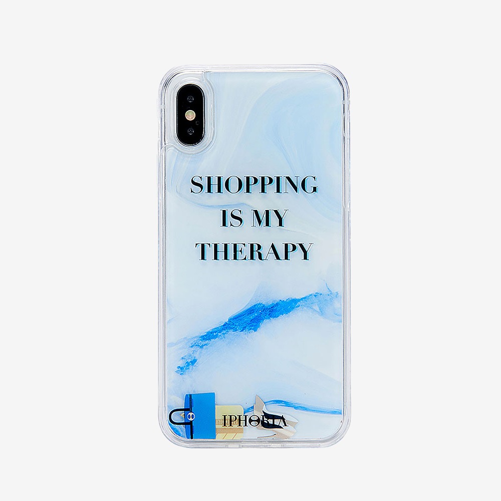 [SAMPLE] SHOPPING IS MY TRERAPY iPhone X/XS CASE